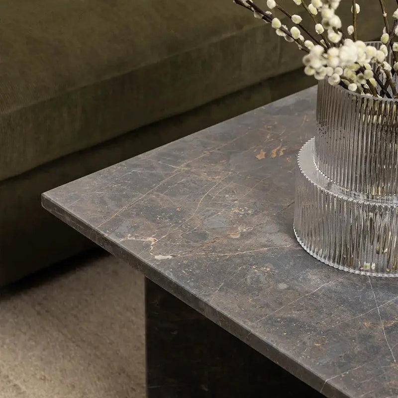 Coffee Table - Modern Marble Round by House Of Avana