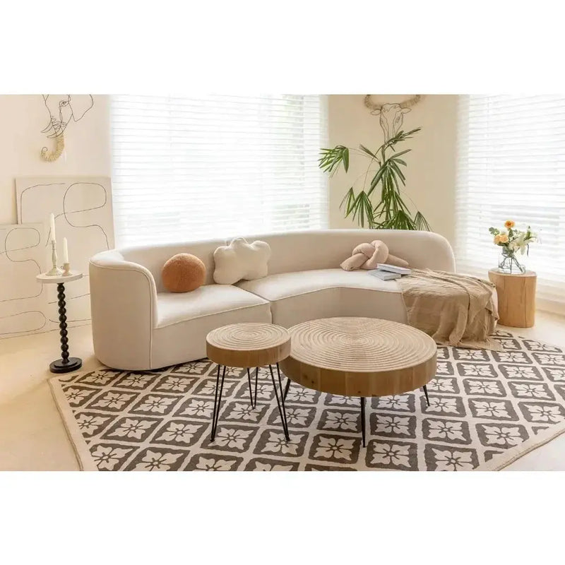 Coffee Table - Rustic Wooden Rectangular by House Of Avana