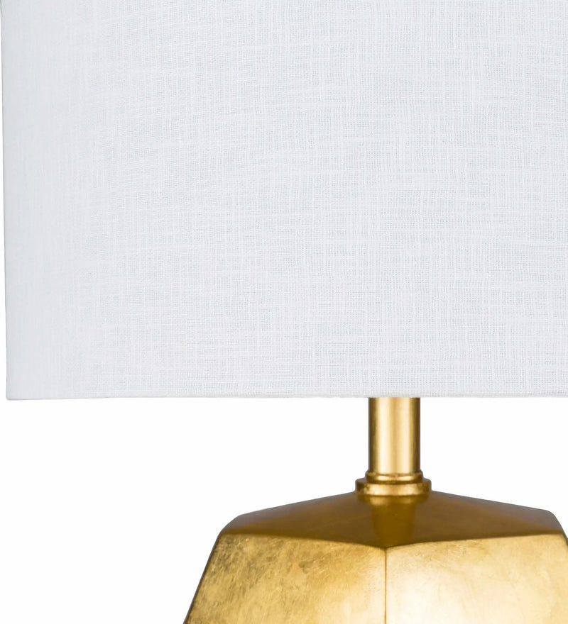 Coleford Gold Geometric Table Lamp - Clearance by Boutique Rugs