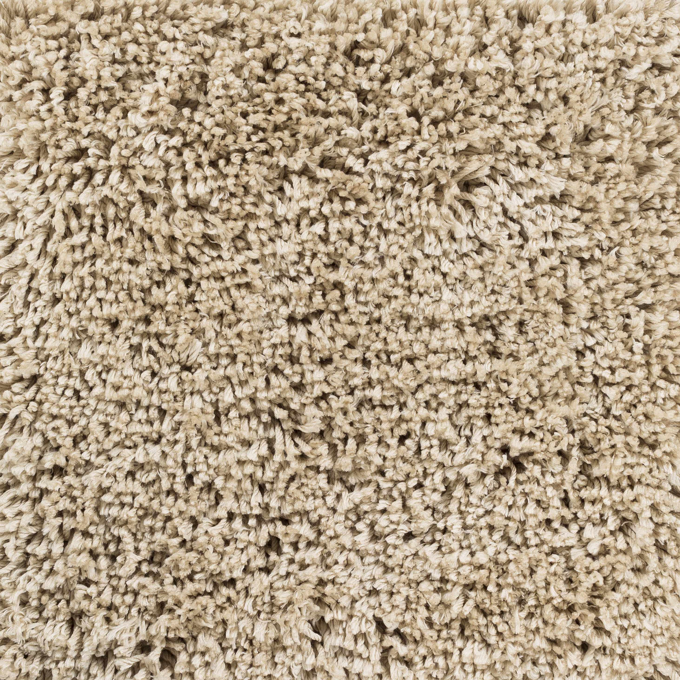 Tingly 2x3 Hand Woven Solid Cream Shag Rug - Clearance by Boutique Rugs