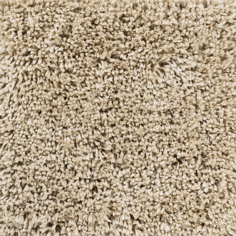 Tingly 2x3 Hand Woven Solid Cream Shag Rug - Clearance by Boutique Rugs
