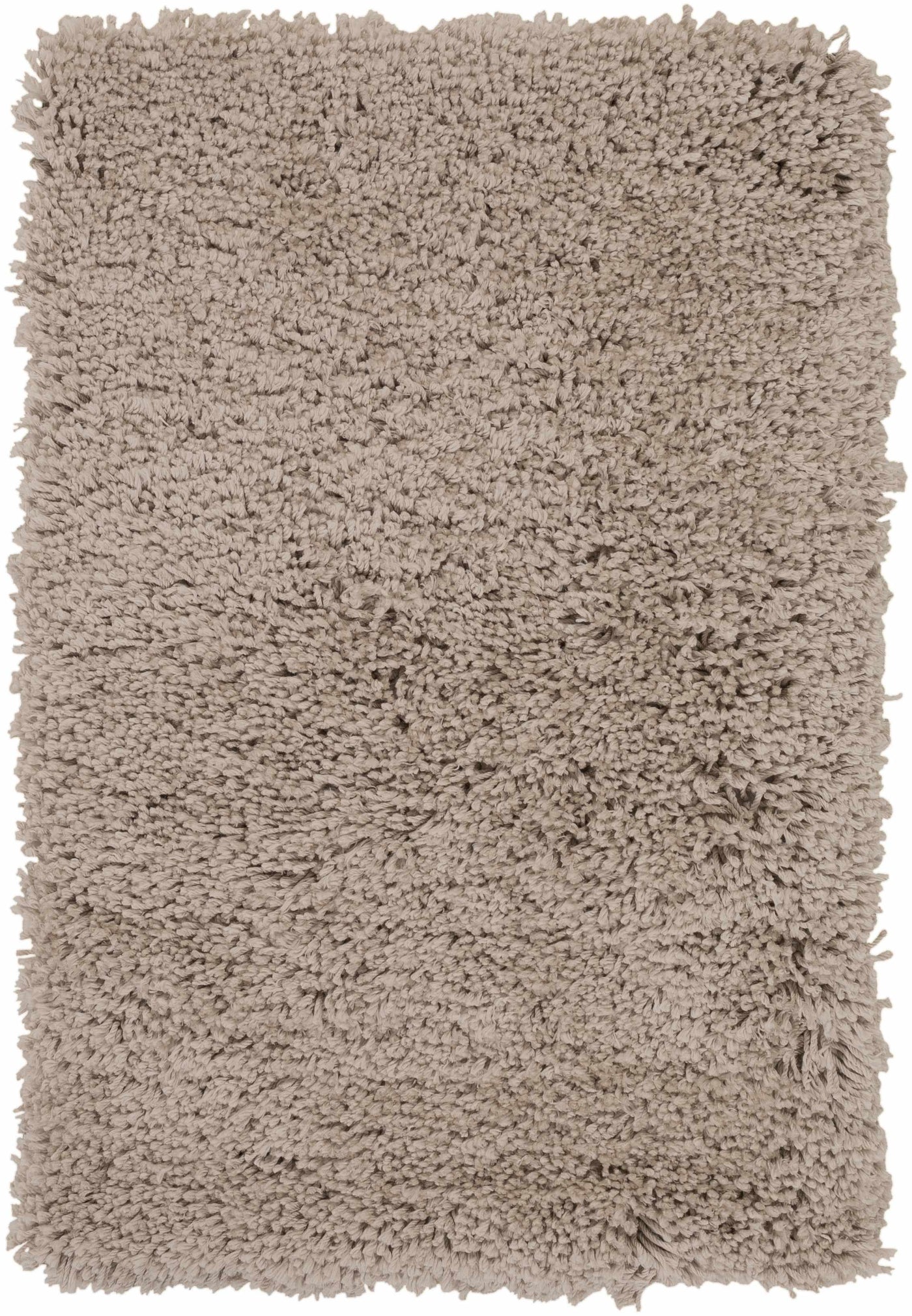 Tingly 2x3 Hand Woven Solid Cream Shag Rug - Clearance by Boutique Rugs