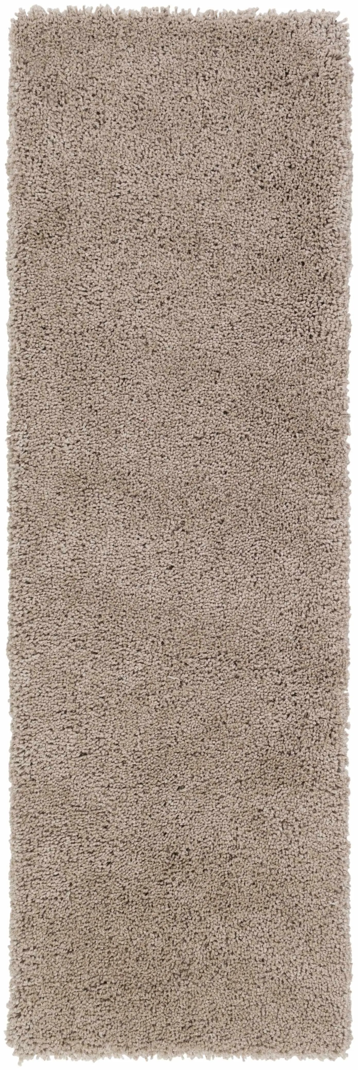 Tingly 2x3 Hand Woven Solid Cream Shag Rug - Clearance by Boutique Rugs