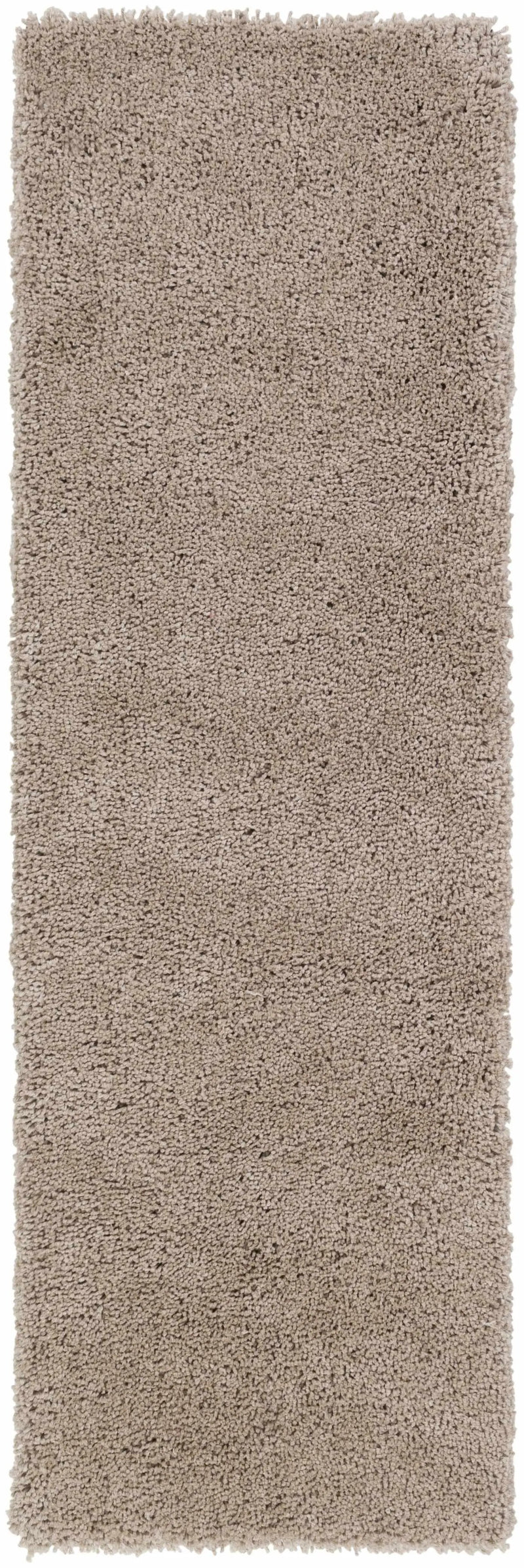 Tingly 2x3 Hand Woven Solid Cream Shag Rug - Clearance by Boutique Rugs