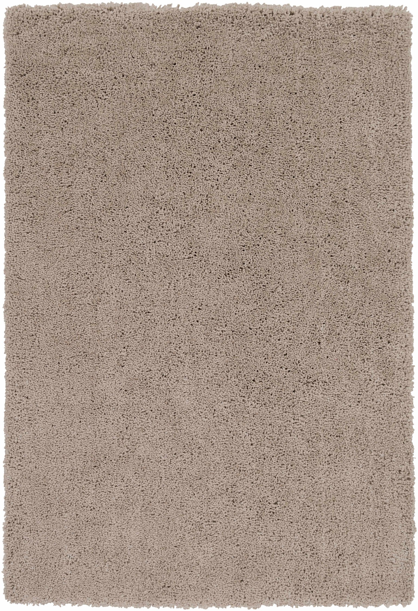 Tingly 2x3 Hand Woven Solid Cream Shag Rug - Clearance by Boutique Rugs