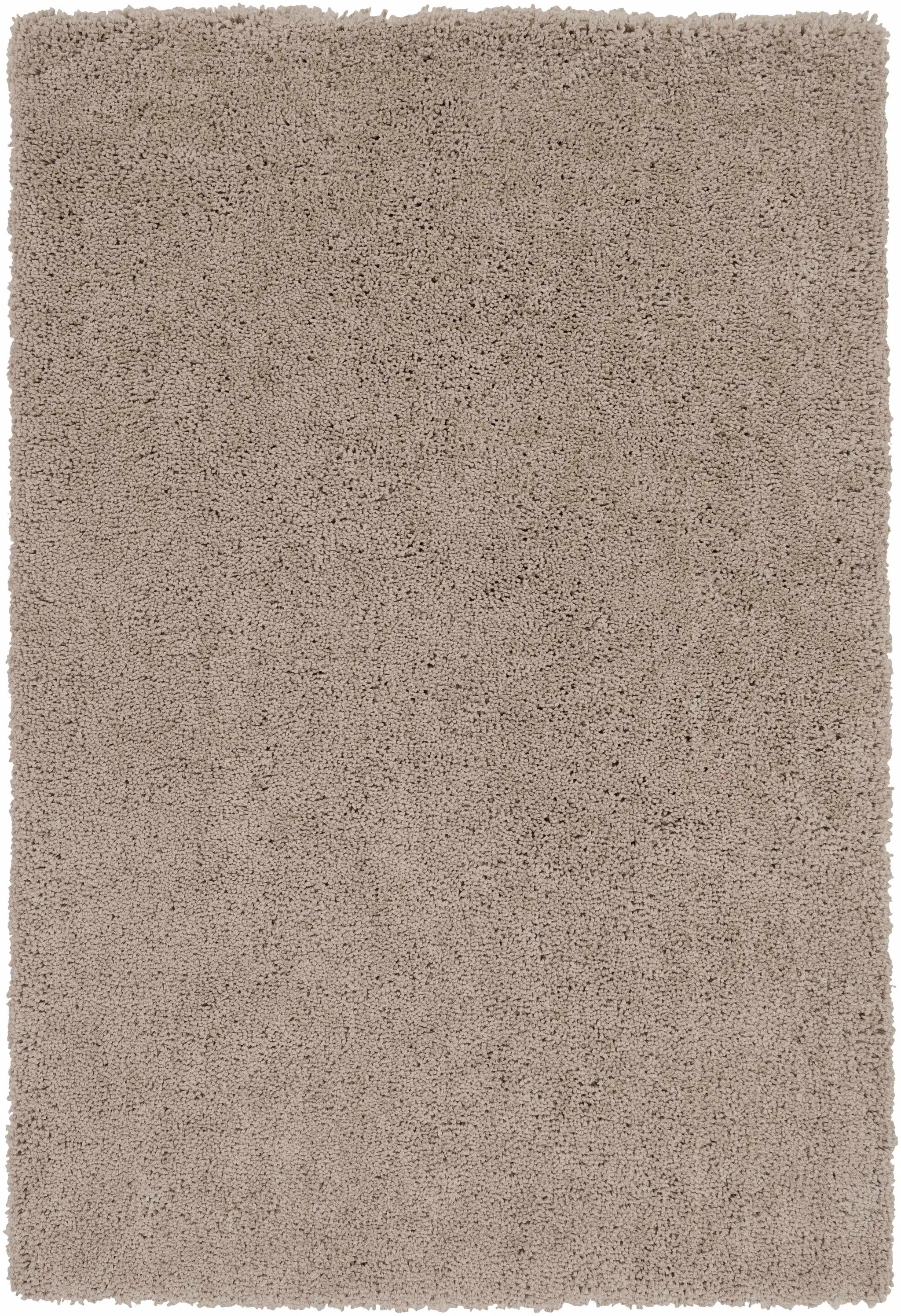 Tingly 2x3 Hand Woven Solid Cream Shag Rug - Clearance by Boutique Rugs