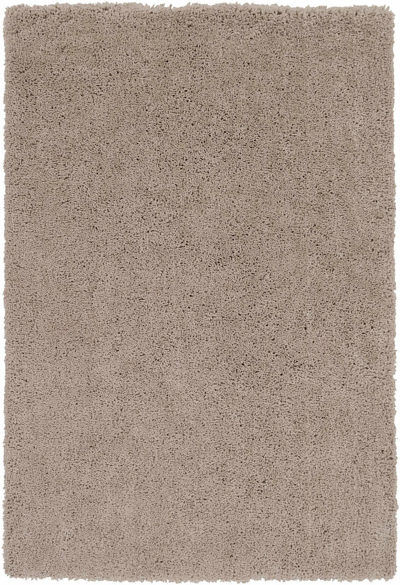 Tingly 2x3 Hand Woven Solid Cream Shag Rug - Clearance by Boutique Rugs