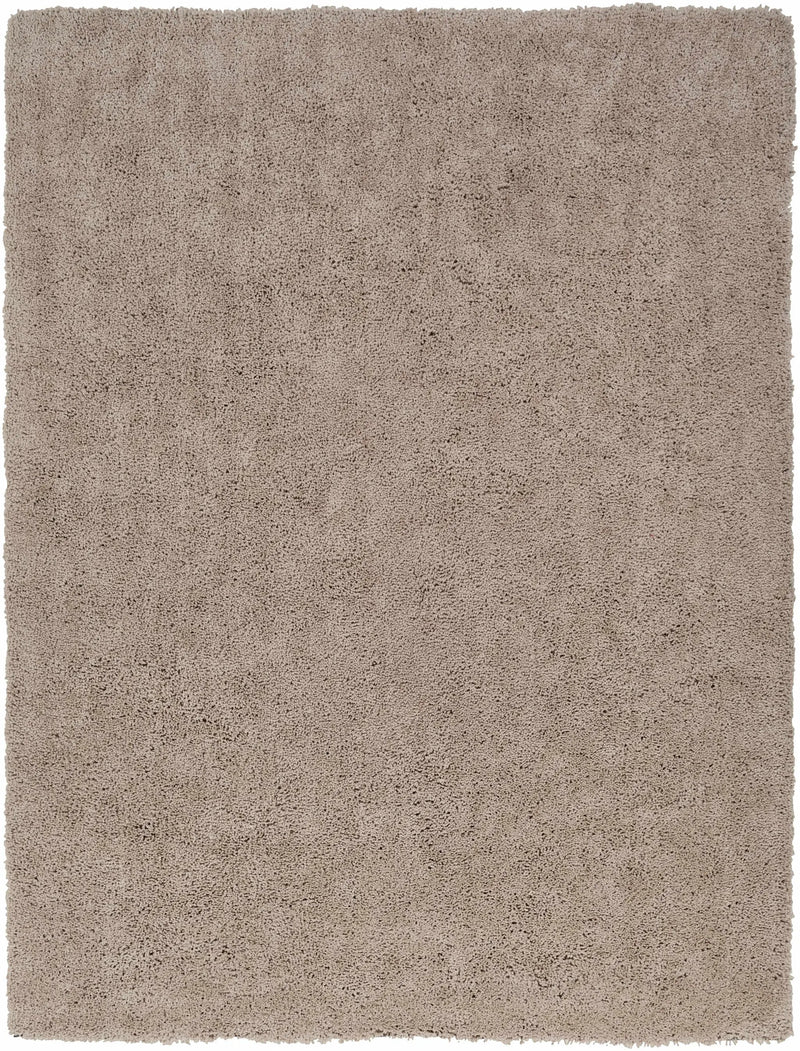 Tingly 2x3 Hand Woven Solid Cream Shag Rug - Clearance by Boutique Rugs