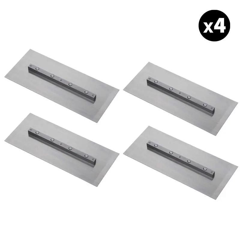 Set of 4 - 6″ x 14″ Replacement Finishing Trowel Blades Bar Mount for Tomahawk 36" Power Trowels by Tomahawk Power