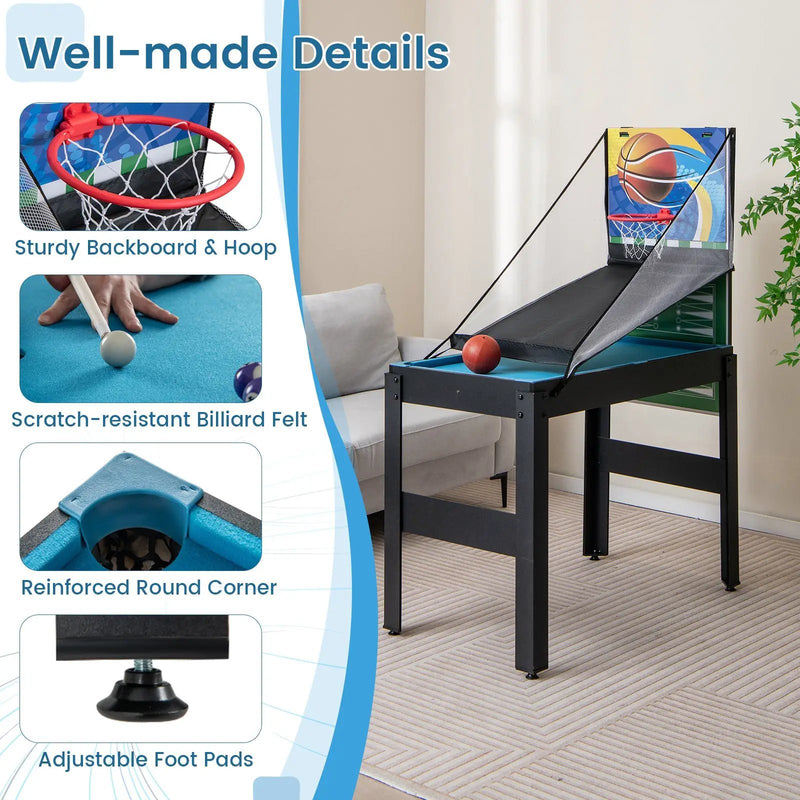 14-in-1 Combo Game Table Set Multi Game Table with Foosball by DirectDeals