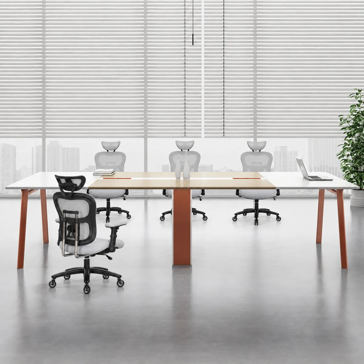 Comity · White Collaborative Meeting Table, photo 2 of 7