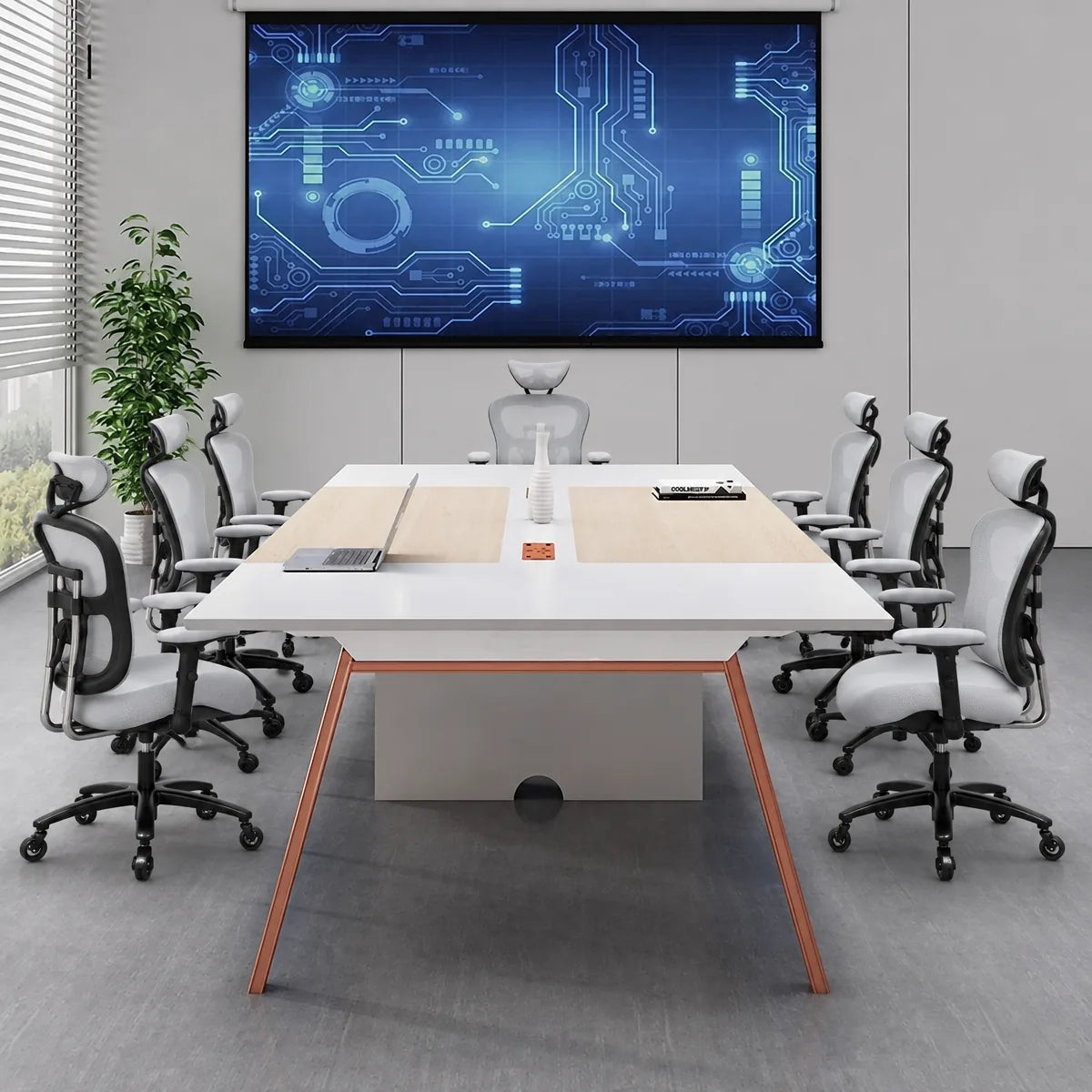 Comity · White Collaborative Meeting Table, photo 3 of 7