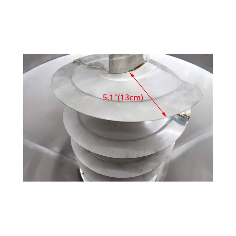Commercial 110V 4KW Stainless Steel Vertical Feed Mixer Blender [NO PLUG] (SAK40326) by SAKSBY WHOLESALE
