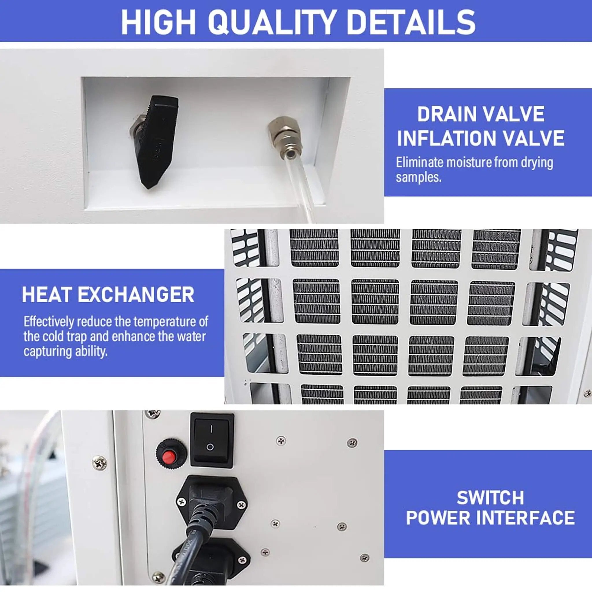 Commercial -60°C Laboratory Vacuum Freeze Dryer With Pre Cooling (SAK74152) by SAKSBY WHOLESALE