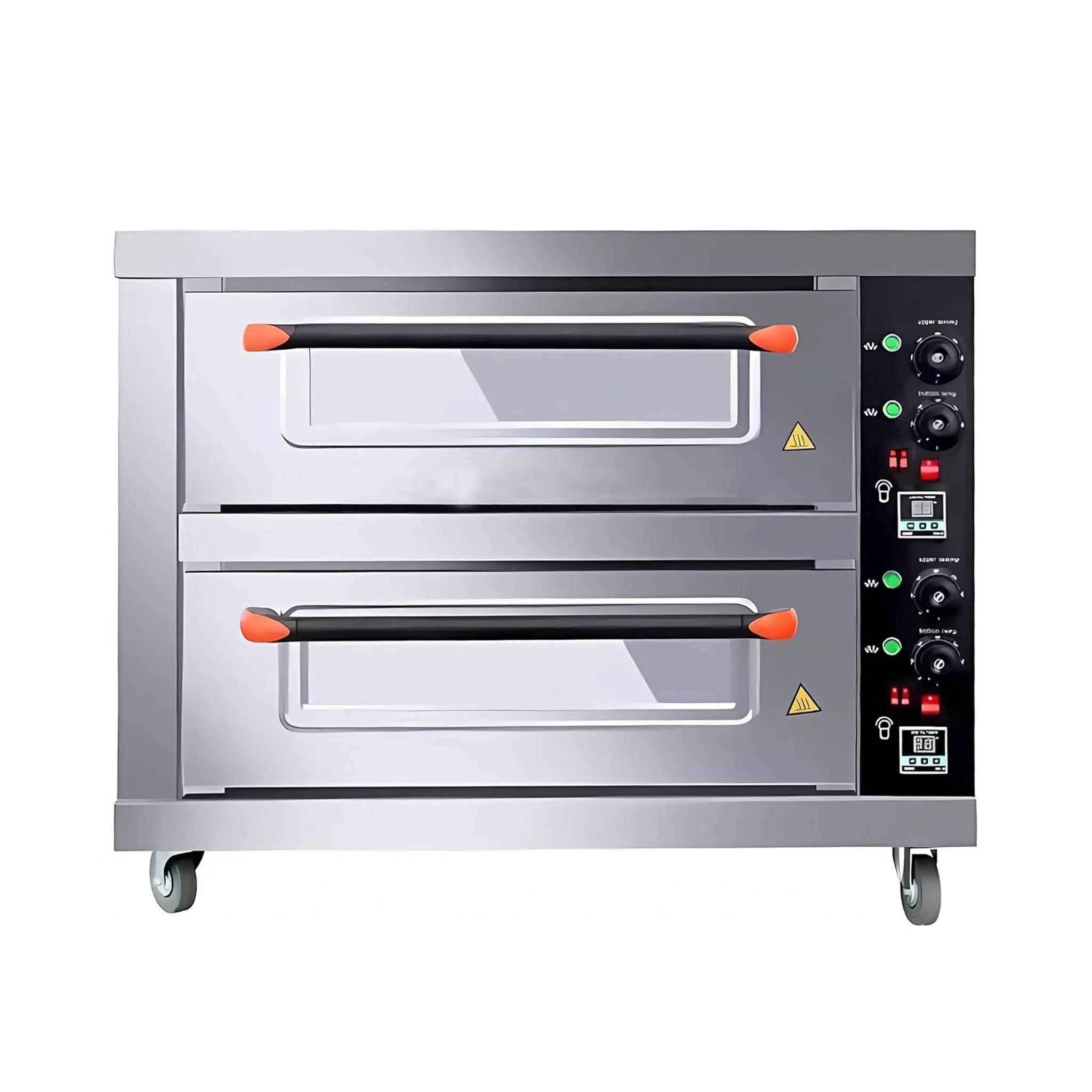 6400W Commercial Electric Double Deck Convection Baking Pizza Oven (SAK37281) by SAKSBY WHOLESALE