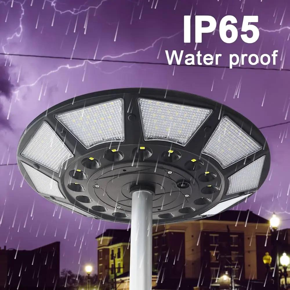 Commercial Solar Flag Pole Light Outdoor Dusk to Dawn, 266 led Light, 4200lm Super Bright by Outdoor Solar Outlet