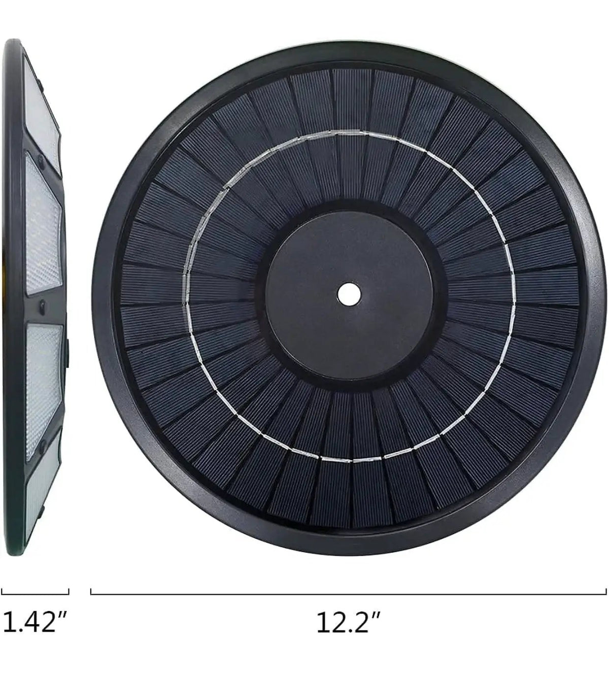 Commercial Solar Flag Pole Light Outdoor Dusk to Dawn, 266 led Light, 4200lm Super Bright by Outdoor Solar Outlet