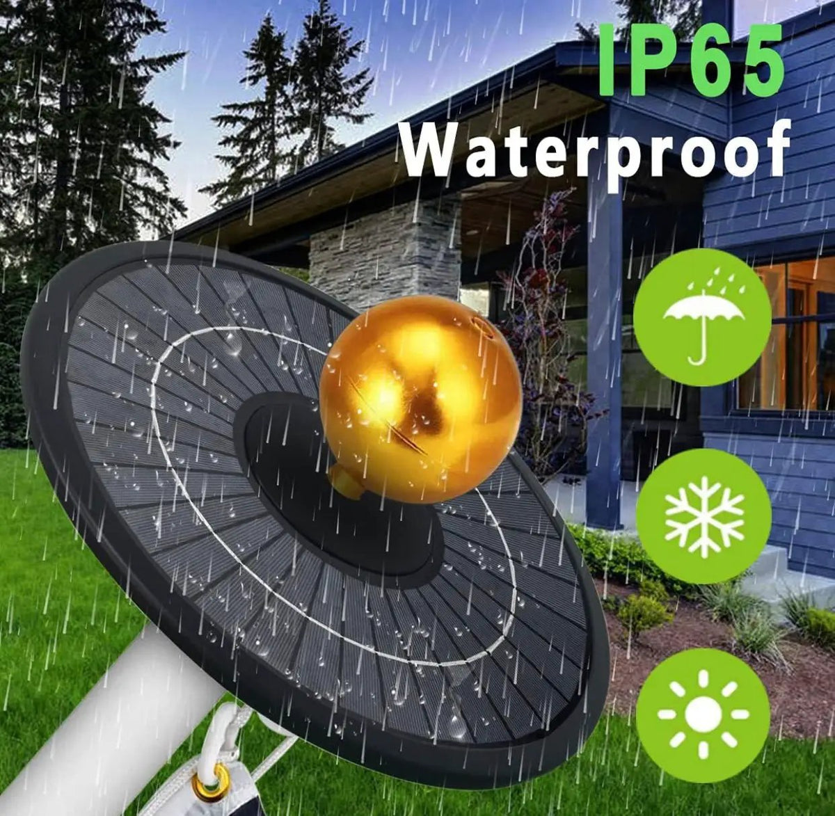Commercial Solar Flag Pole Light Outdoor Dusk to Dawn, 266 led Light, 4200lm Super Bright by Outdoor Solar Outlet