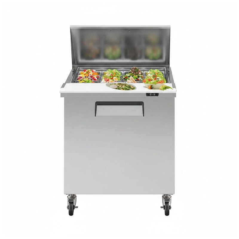 Commercial Stainless Steel Sandwich Prep Table Refrigerator (SAK19586) by SAKSBY WHOLESALE