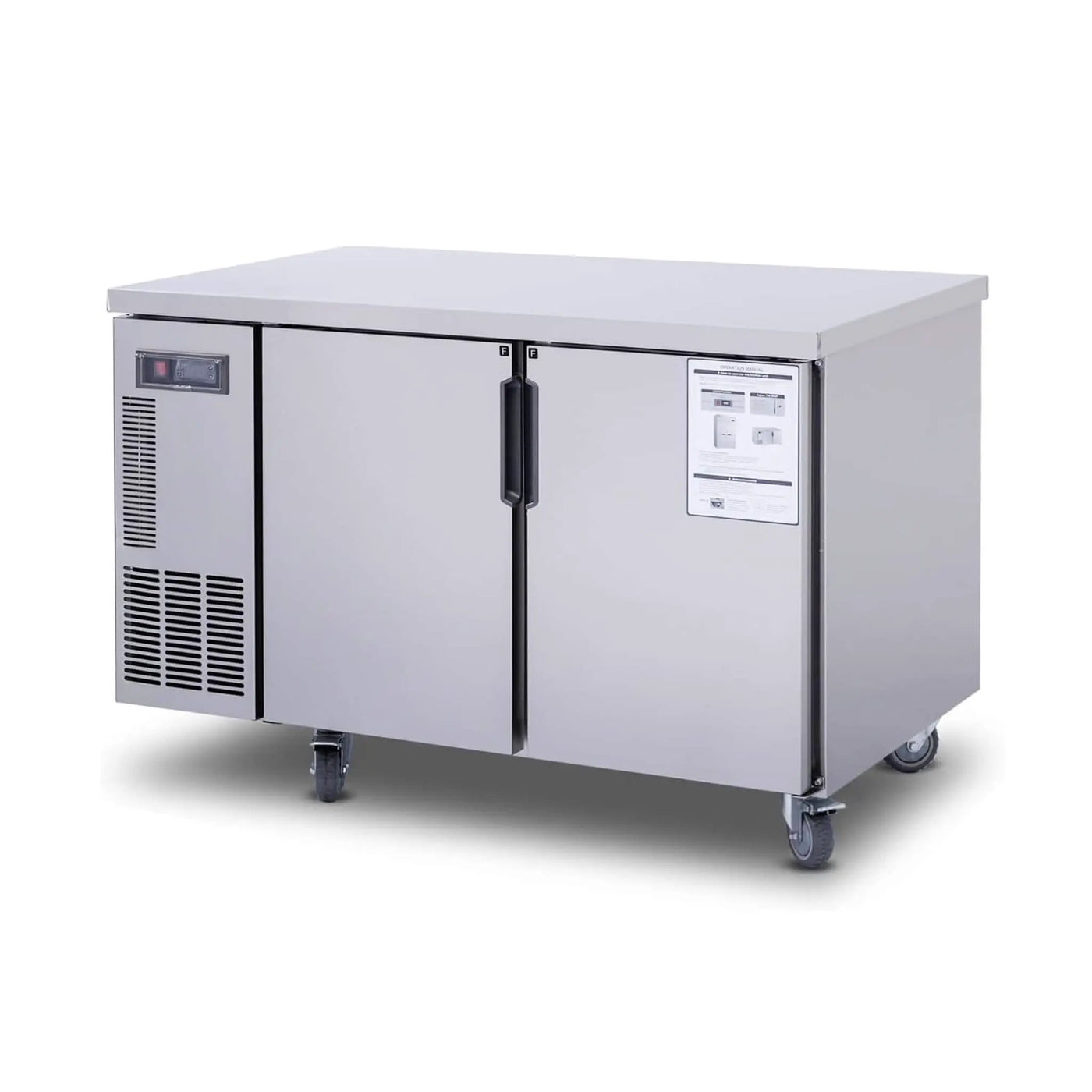 Heavy-Duty Commercial Stainless Steel Undercounter Worktop Freezer (SAK47218) by SAKSBY WHOLESALE