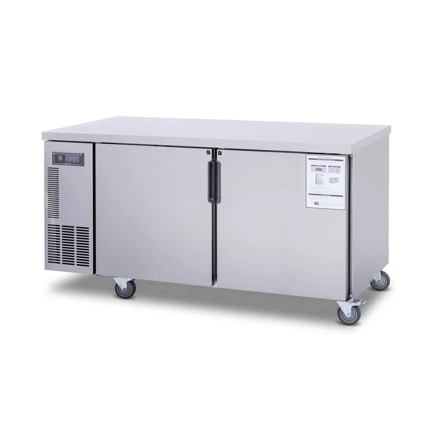 Heavy-Duty Commercial Stainless Steel Undercounter Worktop Freezer (SAK47218) by SAKSBY WHOLESALE