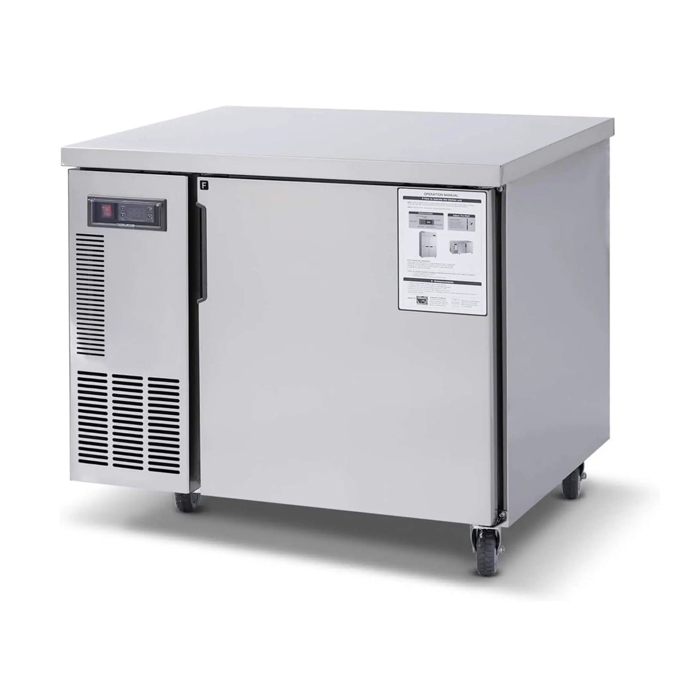 Heavy-Duty Commercial Stainless Steel Undercounter Worktop Freezer (SAK47218) by SAKSBY WHOLESALE