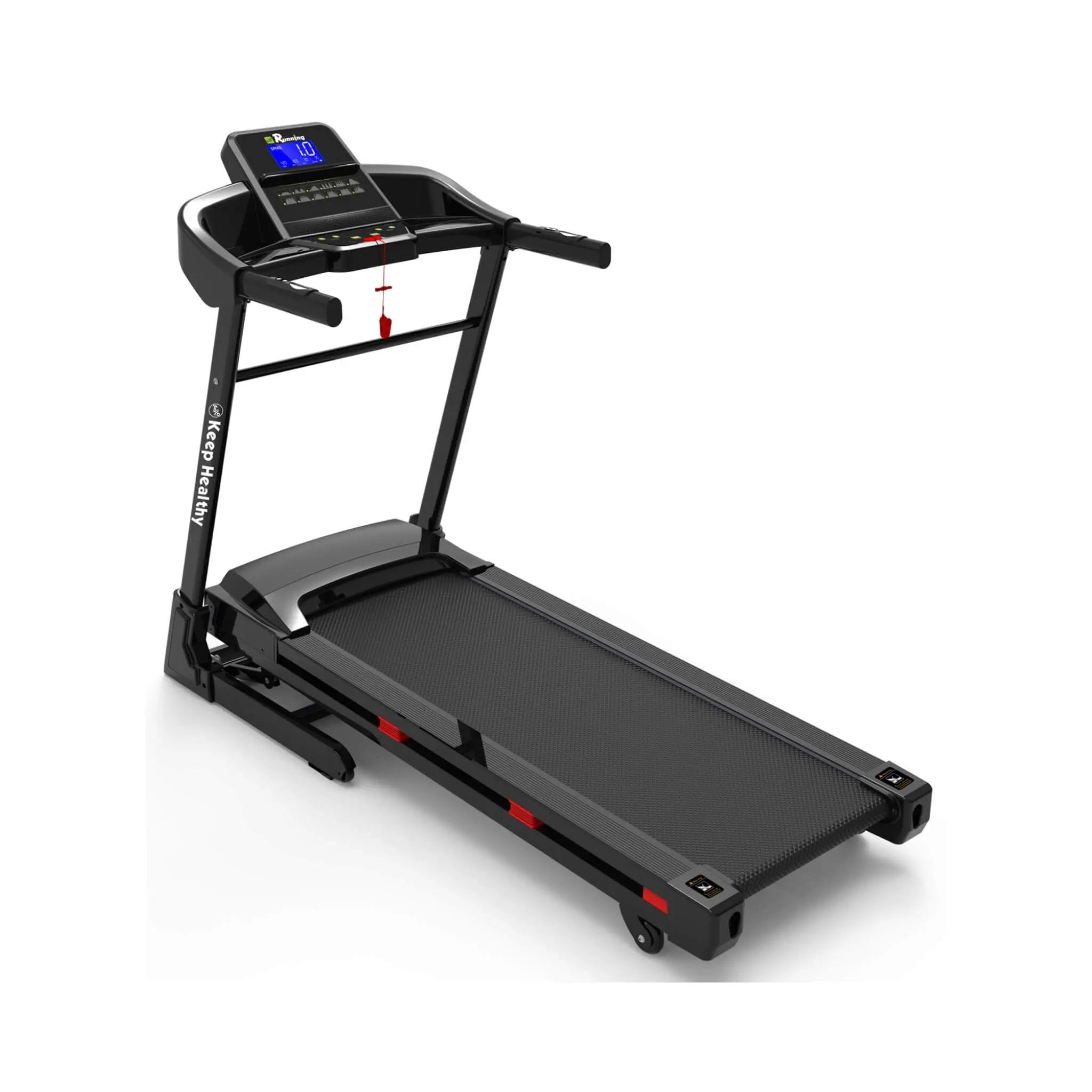 Rovix Compact 3.5HP Foldable Electric Treadmill With Bluetooth, LCD Display & 12 Pre-Set Running Programs (SAK25879) by SAKSBY WHOLESALE