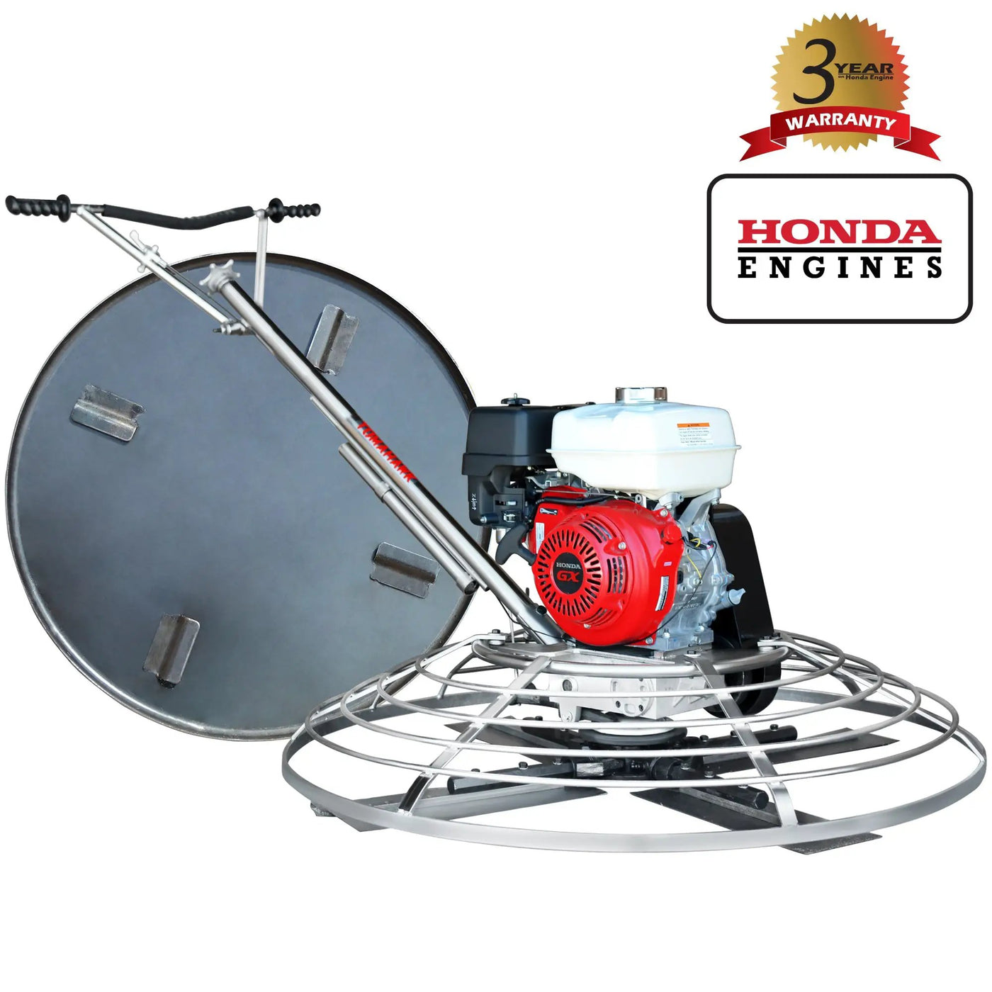 36" Concrete Power Trowel 5.5HP Honda with Float Pan Cement Finishing Tool by Tomahawk Power