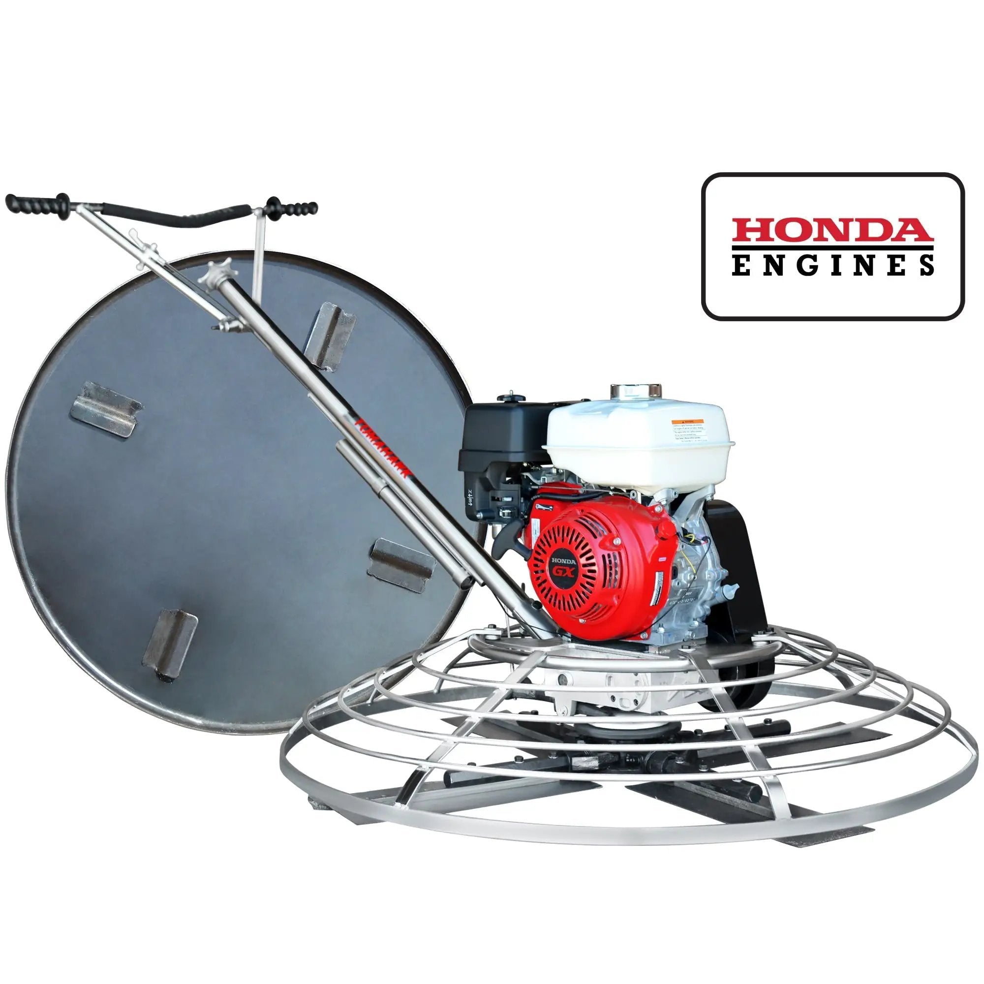46" Concrete Power Trowel 13HP Honda with Float Pan Cement Finishing Tool by Tomahawk Power