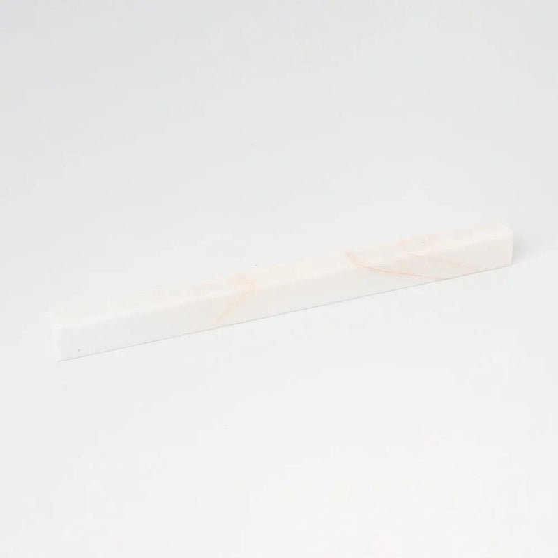 Confetti Honed Flatiron Marble Moldings 1x12 by Stonetiledepot