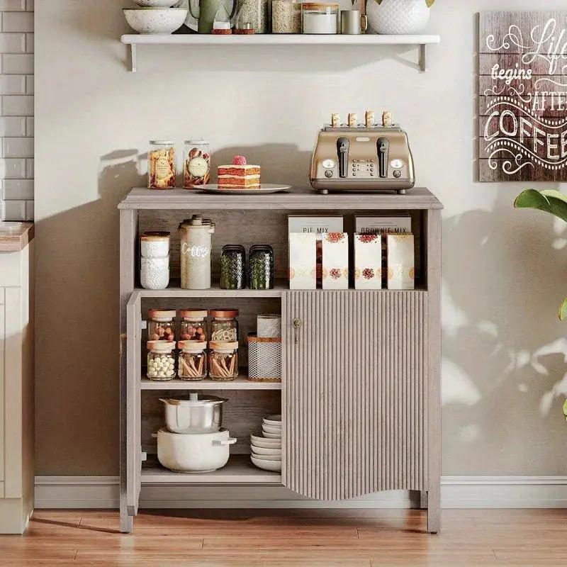Console Table - Storage Gray by House Of Avana