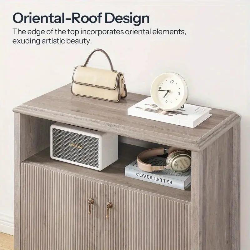 Console Table - Storage Gray by House Of Avana