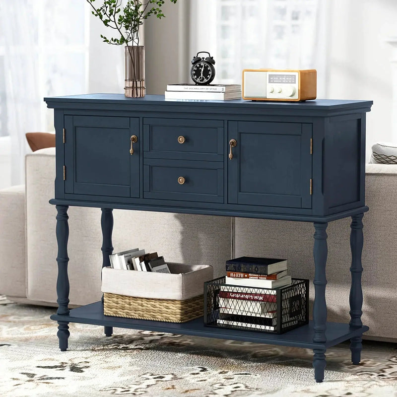 Console Table - Storage Wood by House Of Avana