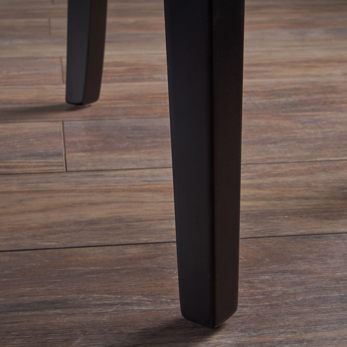 Contemporary Dining Chair Set of 2 with Rubberwood Legs - Beige, Dark Brown, Black, photo 11 of 12