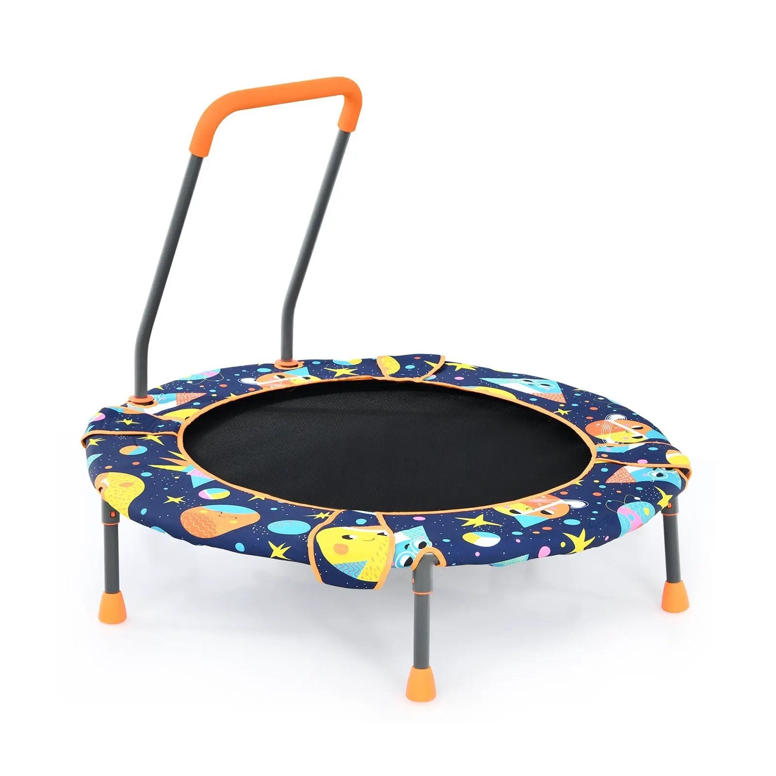 Convertible Swing and Trampoline Set with Upholstered Handrail by DirectDeals