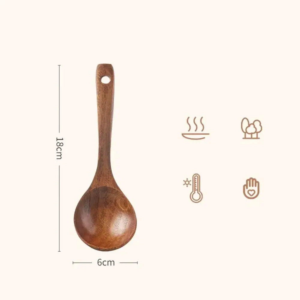 Cooking Spoons - Eco Friendly Wooden by House Of Avana