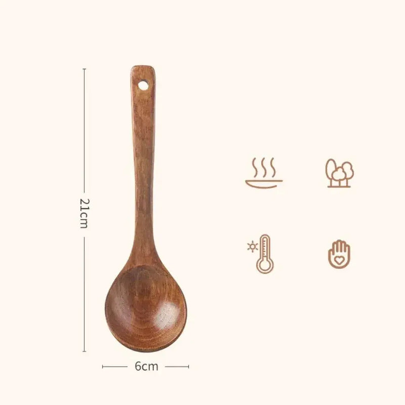 Cooking Spoons - Eco Friendly Wooden by House Of Avana