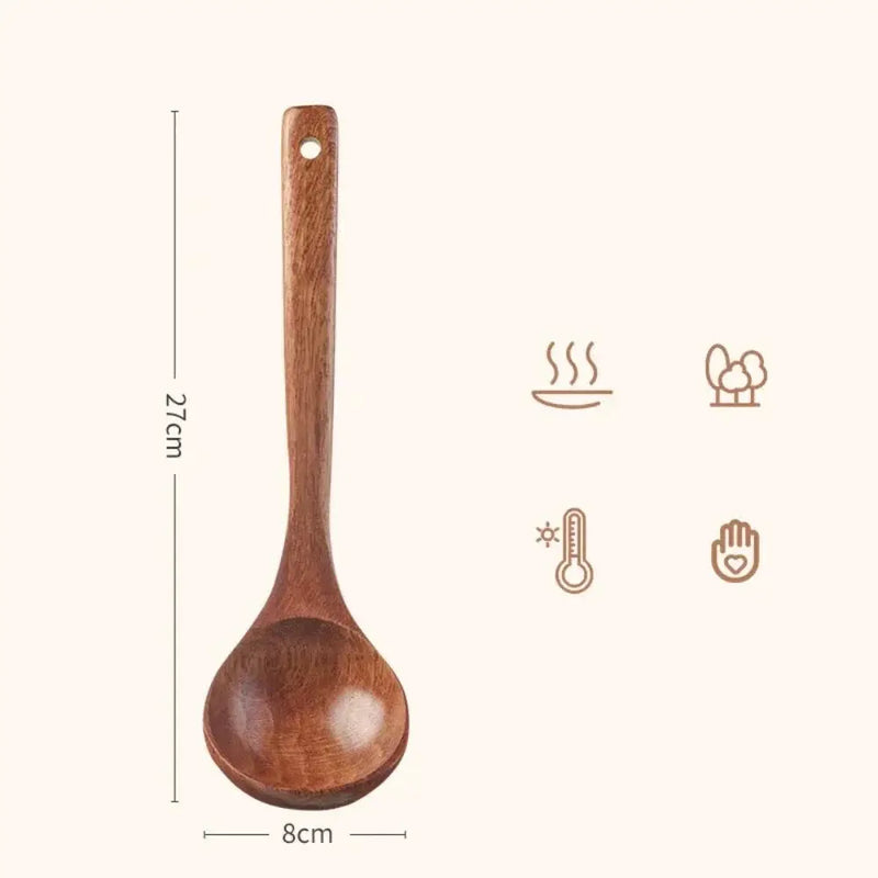 Cooking Spoons - Eco Friendly Wooden by House Of Avana