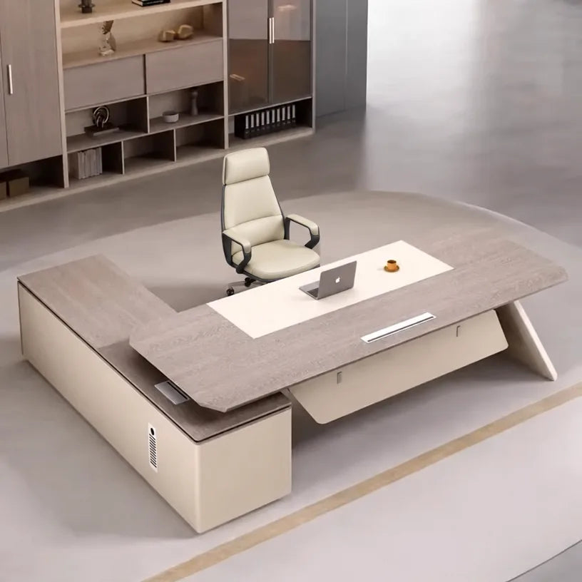 Copley · Modern L-Shaped Executive Desk, photo 2 of 13