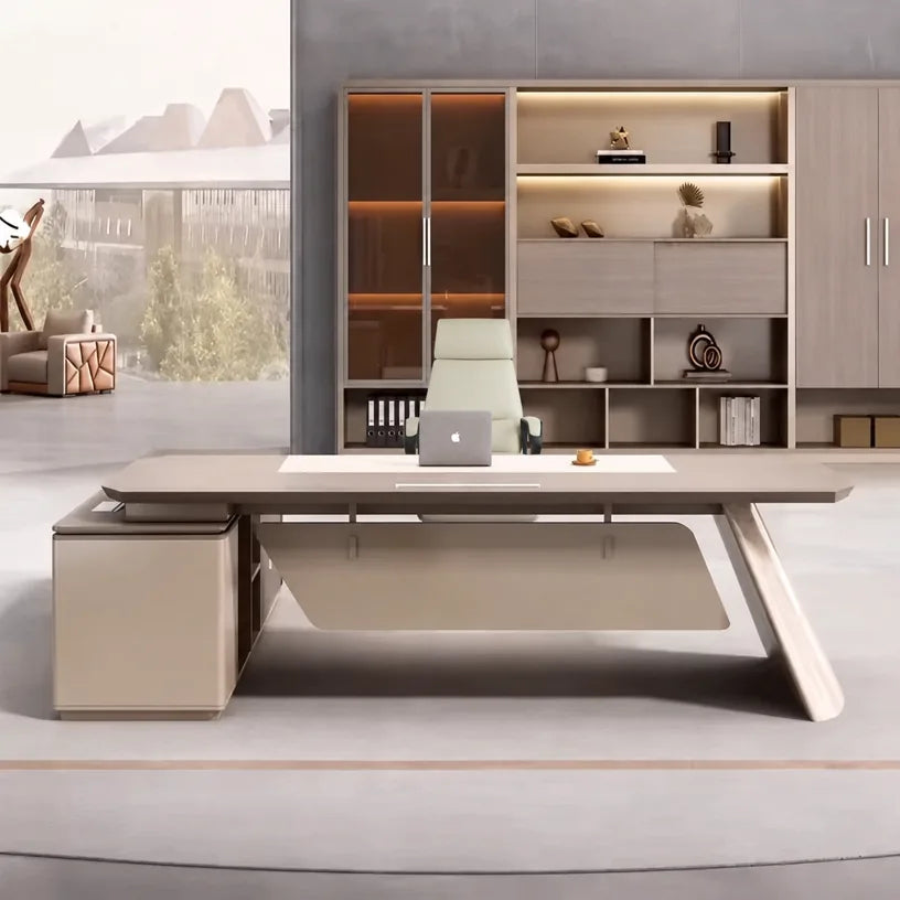 Copley · Modern L-Shaped Executive Desk, photo 4 of 13