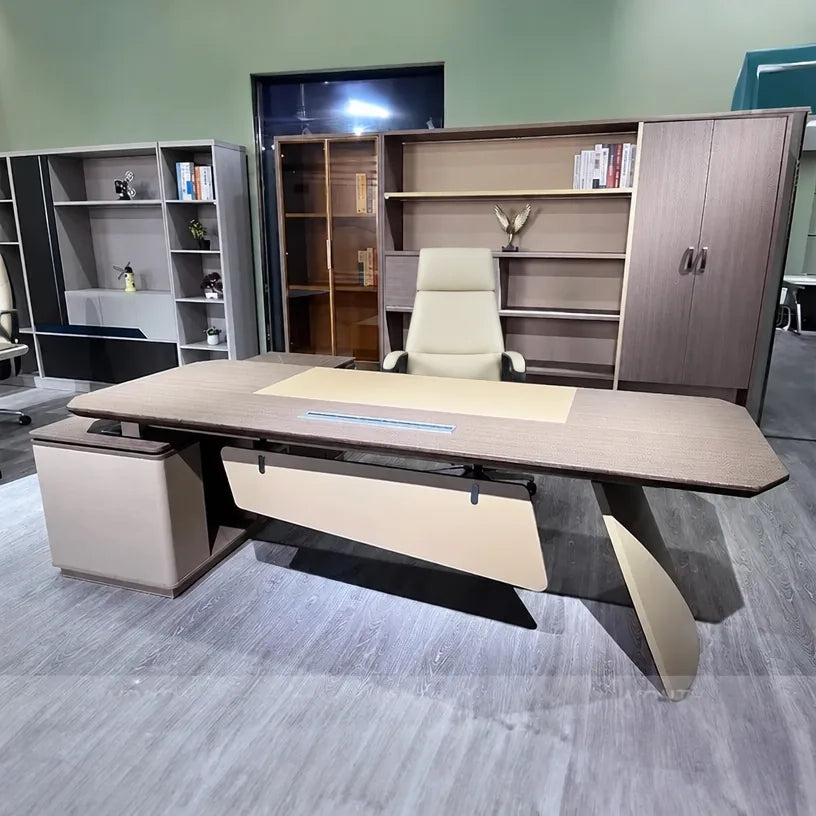 Copley · Modern L-Shaped Executive Desk, photo 10 of 13