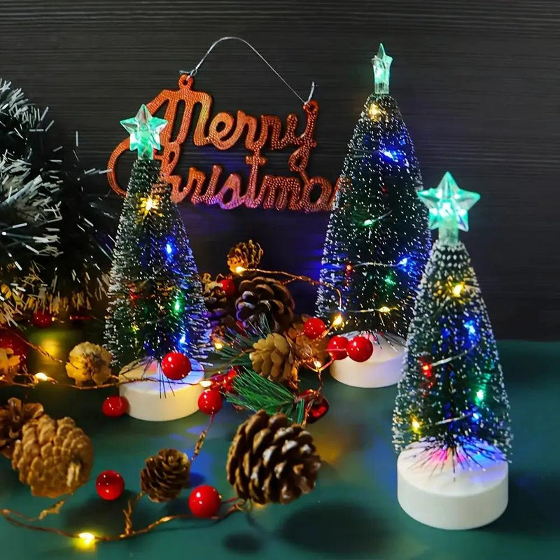 Copper LED Wire Light Tree Christmas Decoration by House Of Avana