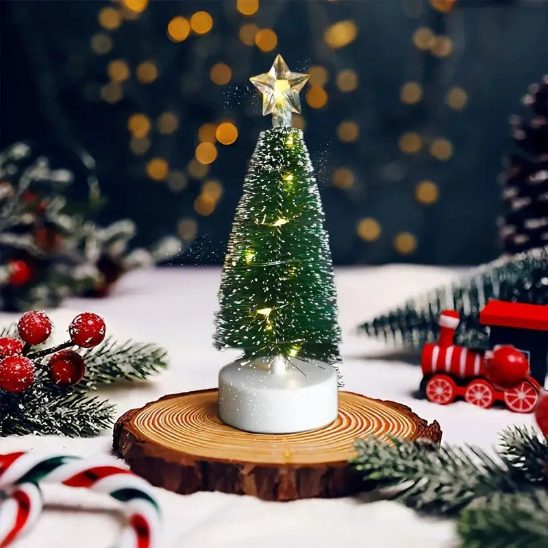 Copper LED Wire Light Tree Christmas Decoration by House Of Avana