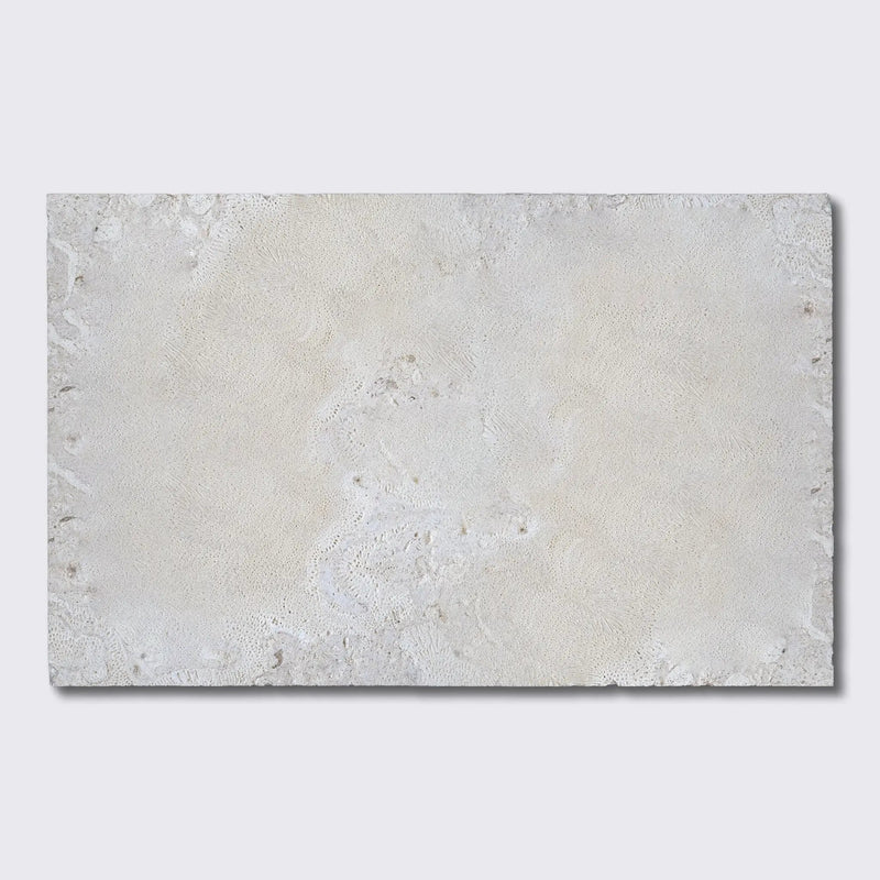Coral Natural Flute Trim Tiles 18x36 by Stonetiledepot