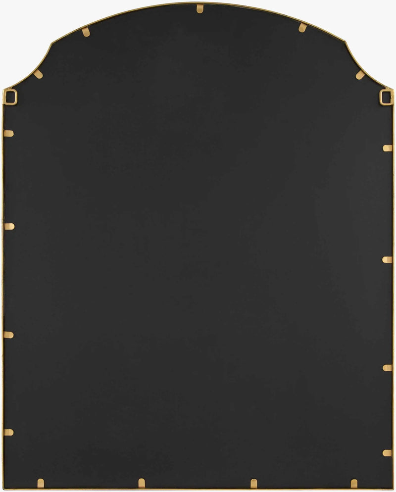 Catai Gold Mirror with Iron Base by Boutique Rugs