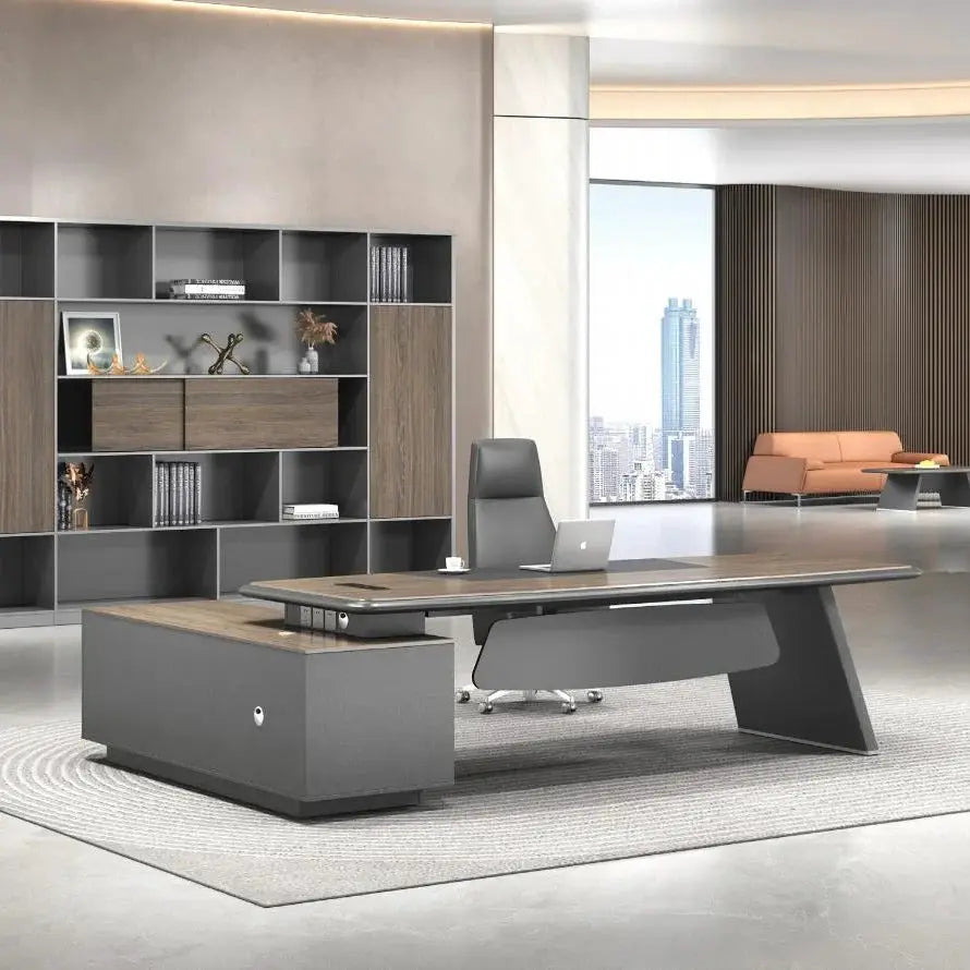 Corely · Modern L-Shaped Executive Desk by Arc Grove