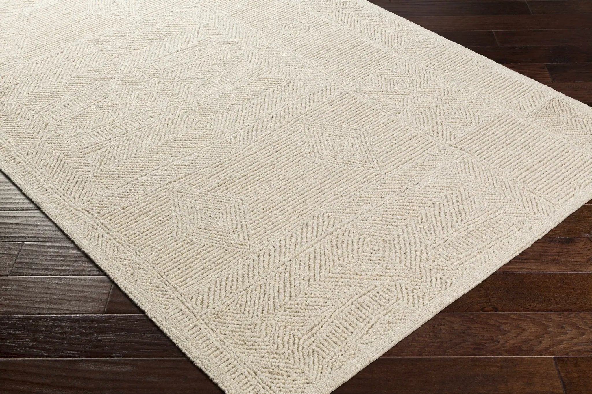 Cork Textured Wool Rug by Boutique Rugs