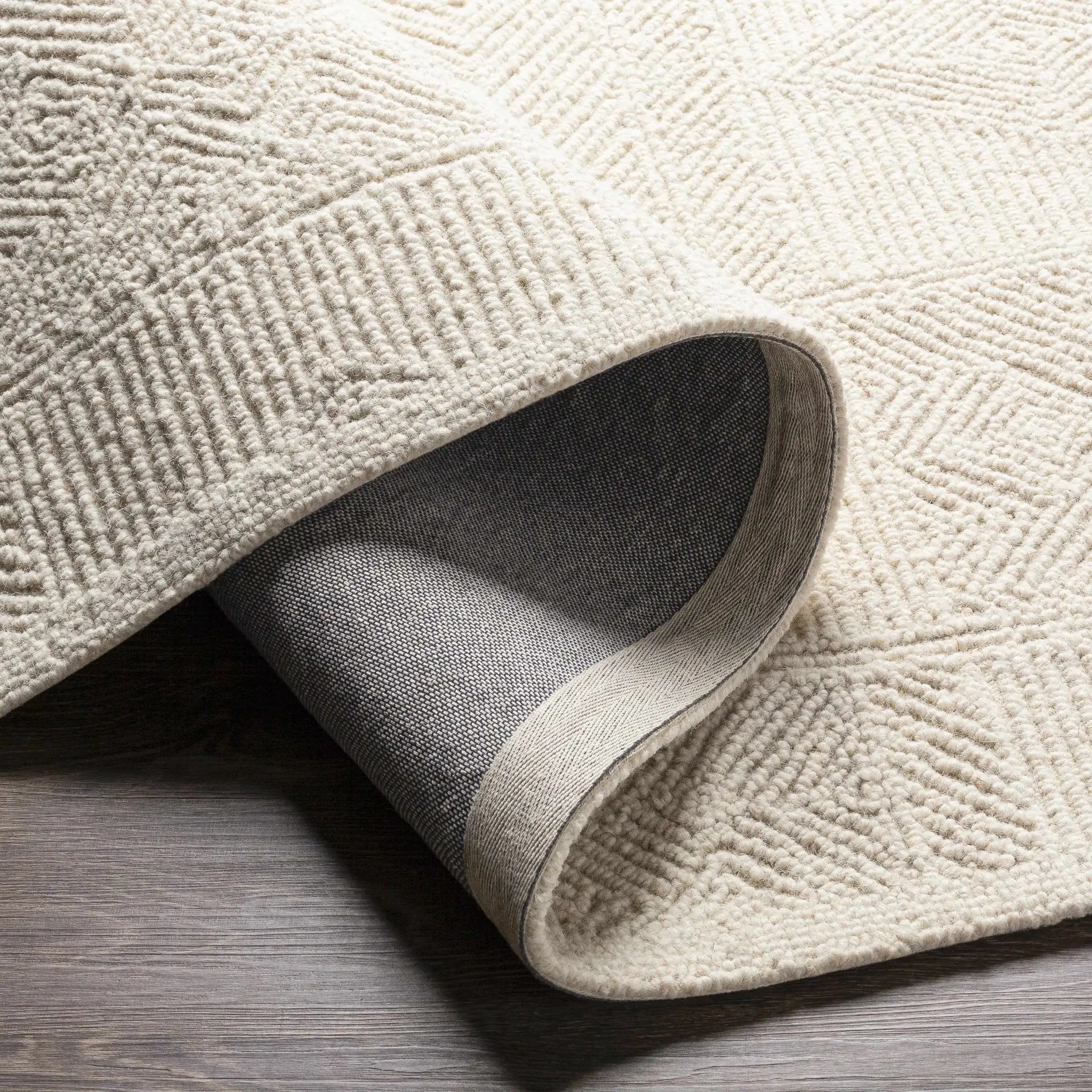 Cork Textured Wool Rug by Boutique Rugs