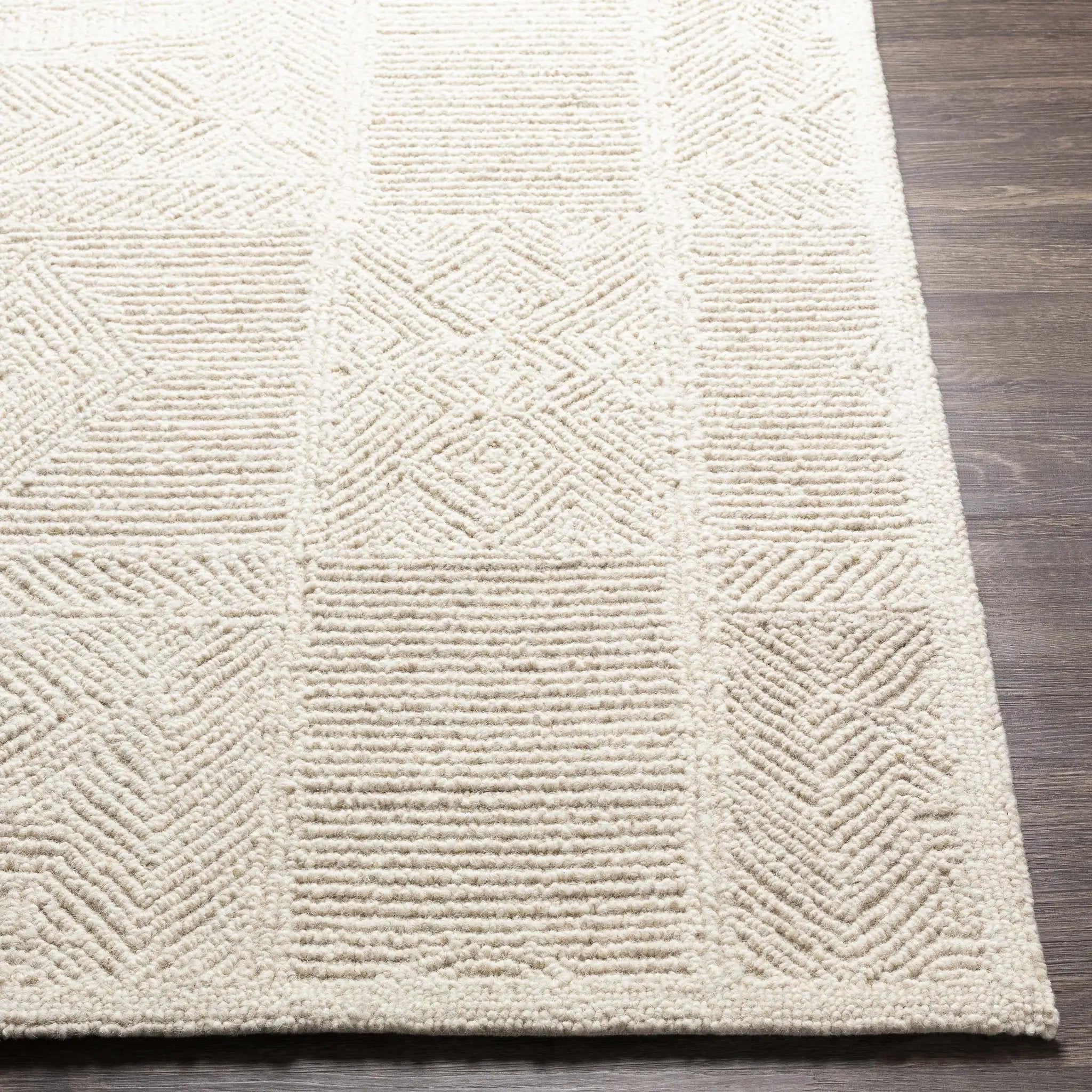 Cork Textured Wool Rug by Boutique Rugs