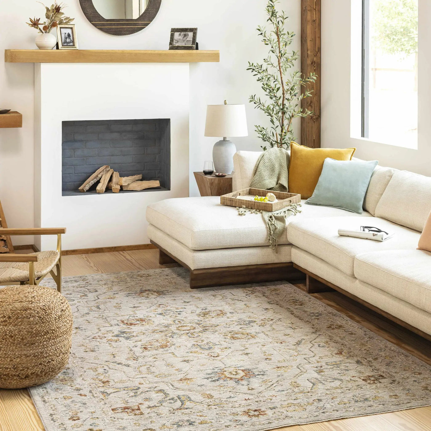 Coromandel Oushak Area Rug by Boutique Rugs